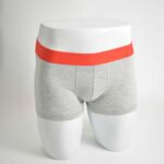 شورت طوسی کمر قرمز H&M