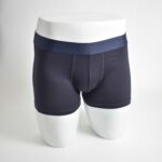 شورت سرمه ای تیره کمر کشی