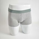 شورت طوسی کمر پسته ای H&M