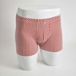 شورت قرمز طرح هندسی H&M