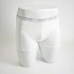 شورت سفید کمر طوسی Bodyzone