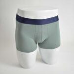 شورت خزه ای روشن کمر سرمه ای