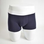 شورت سرمه ای تیره کمر سفید H&M