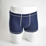 شورت سرمه ای دوخت رنگی H&M