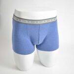 شورت آبی کمر طوسی DIM