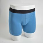 شورت آبی کمر مشکی H&M