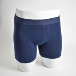 شورت سرمه ای کمر کشی H&M