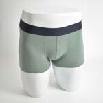 شورت خزه ای روشن کمر مشکی H&M