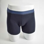 شورت سرمه ای تیره کمر ابی Hema