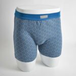 شورت آبی طرح لوزی Abanderado