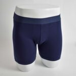 شورت سرمه ای کمر کشی پهن H&M