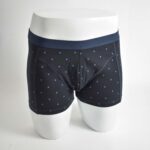 شورت مشکی خال دار آبی