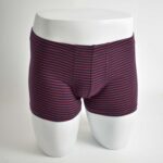 شورت راه راه قرمز و مشکی H&M