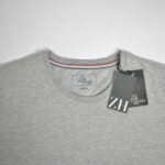 تیشرت طوسی یقه گرد Schiba