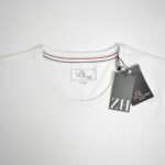 تیشرت سفید یقه گرد Schiba