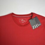 تیشرت یقه گرد قرمز Schiba