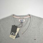 تیشرت یقه هفت طوسی Hilfigerdenim