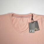 تیشرت یقه هفت گلبهی زنانه Schiba