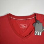 تیشرت یقه هفت قرمز زنانه Schiba