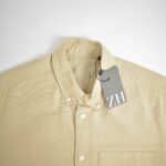 پیراهن لینن آستین بلند کرم