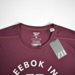 تیشرت ورزشی عنابی مردانه Reebok