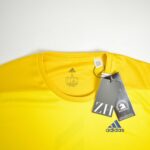 تیشرت ورزشی مردانه زرد آستین بلند Adidas