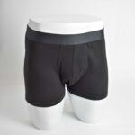 شورت مشکی کمر کشی پهن H&M