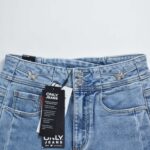 شلوار جین زنانه دمپا گشاد چاک دار Only