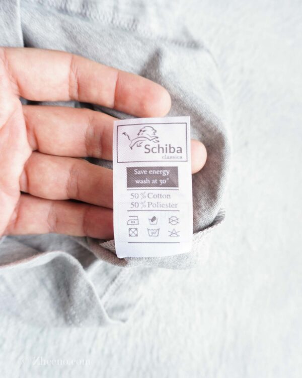 تیشرت یقه هفت طوسی زنانه Schiba - Image 3