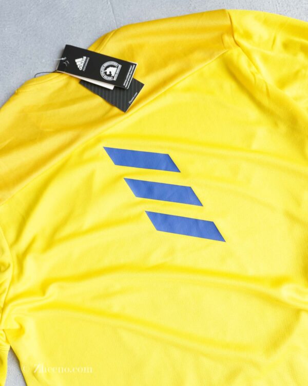 تیشرت ورزشی مردانه زرد آستین بلند Adidas - Image 7