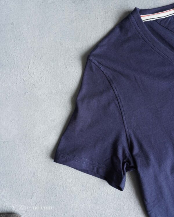 تیشرت مردانه یقه هفت سرمه ای Hilfigerdenim - Image 3