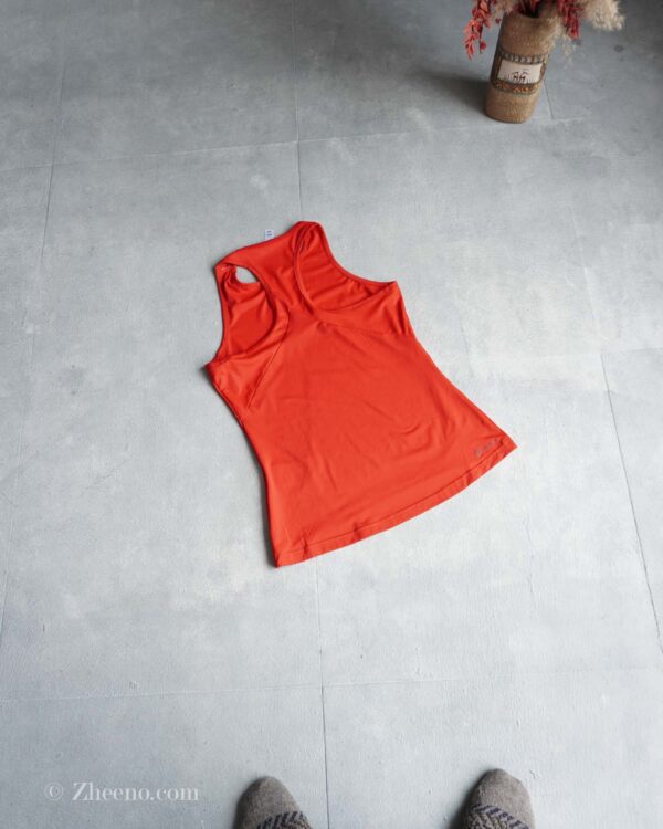 تاپ ورزشی قرمز زنانه Adidas - Image 6
