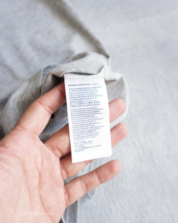 تیشرت یقه هفت طوسی Hilfigerdenim - Image 5