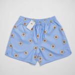 شلوارک طرح بابونه آبی Nike