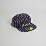 کلاه بیسبالی راه راه سرمه ای