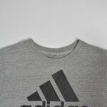 تیشرت نخی زنانه طوسی Adidas