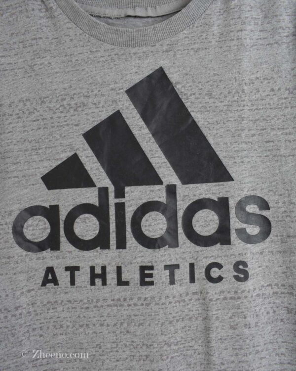 تیشرت نخی زنانه طوسی Adidas