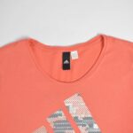 تیشرت نخی زنانه هلویی Adidas