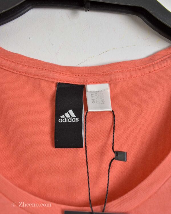 تیشرت نخی زنانه هلویی Adidas