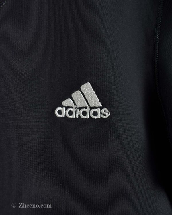 تیشرت ورزشی زنانه مشکی یقه هفت Adidas