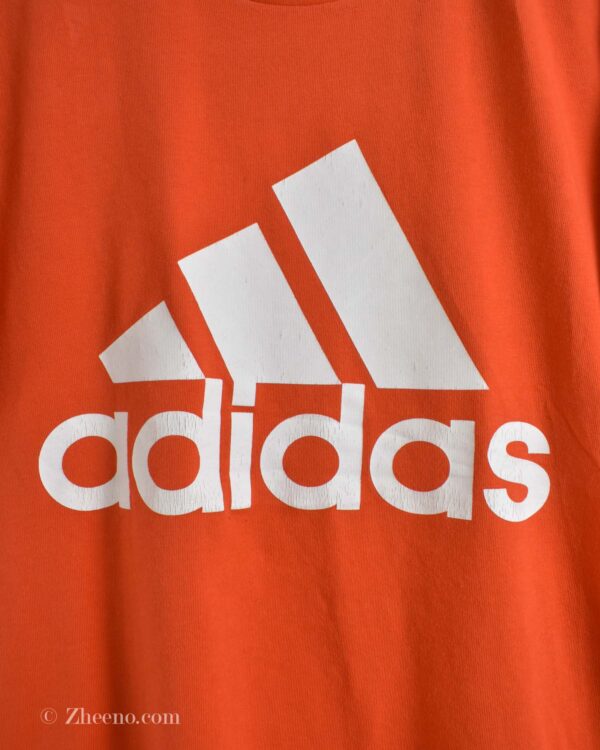 تیشرت نخی زنانه نارنجی Adidas