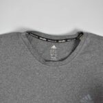 تیشرت استین بلند ورزشی مردانه طوسی Adidas