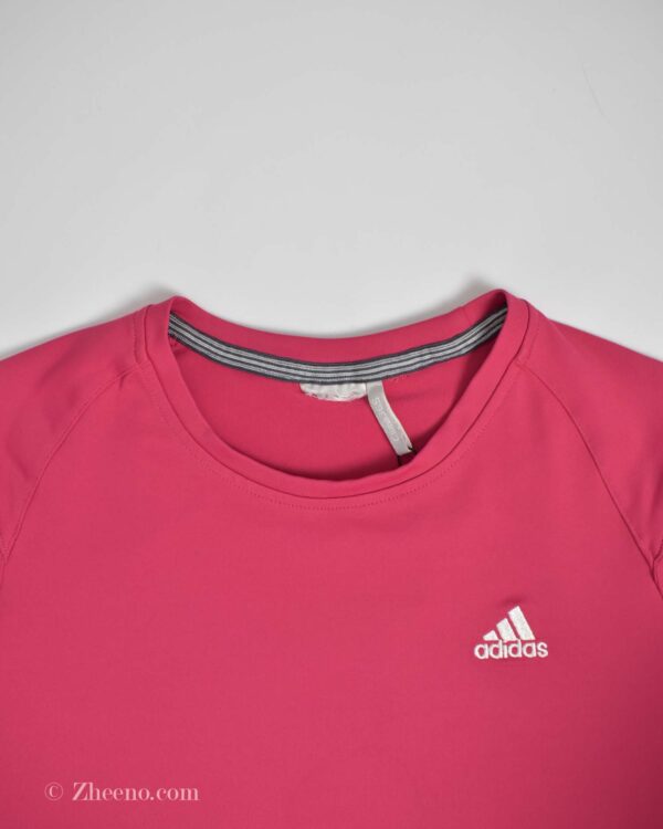 تیشرت ورزشی زنانه سرخابی Adidas