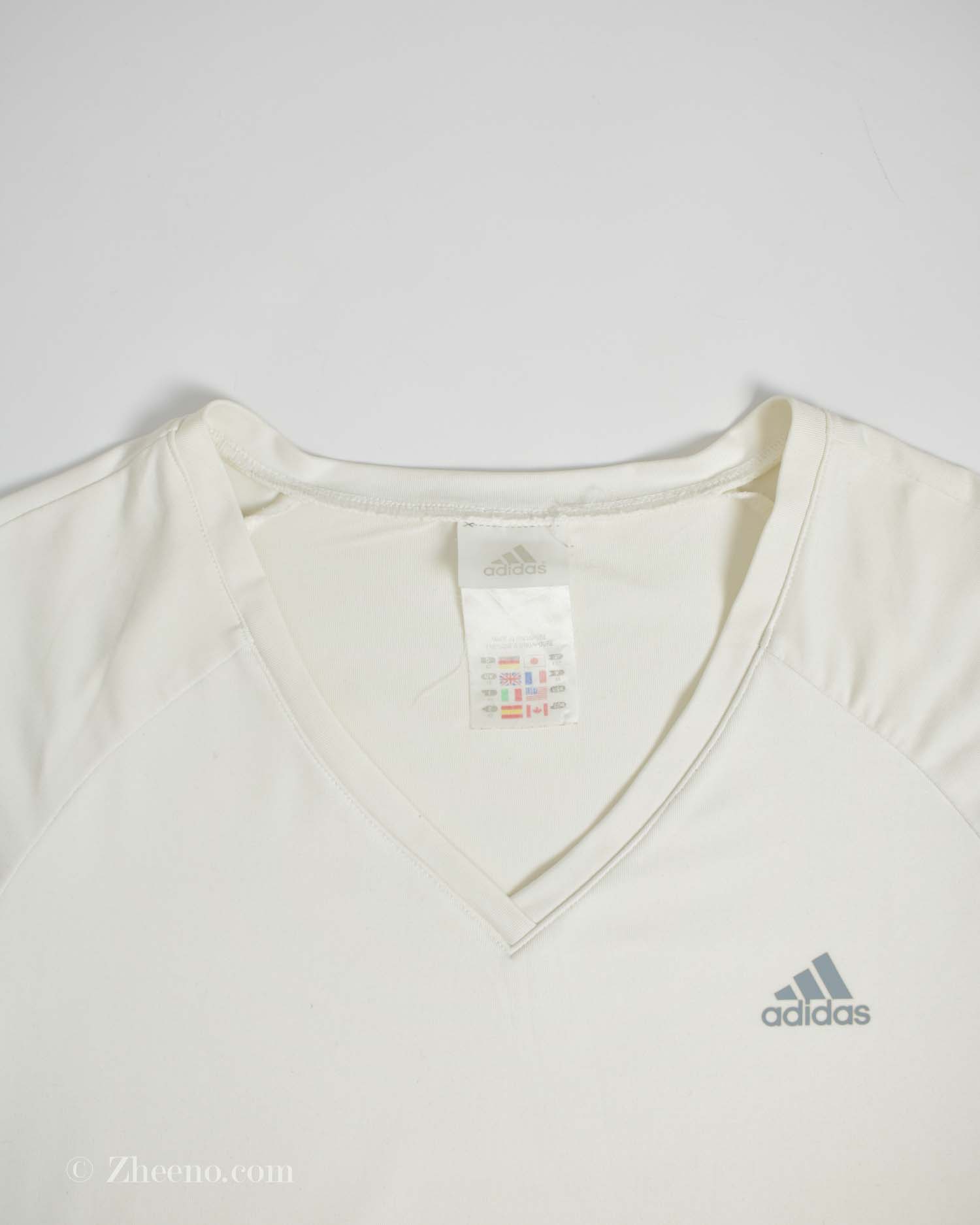 تیشرت ورزشی زنانه سفید Adidas