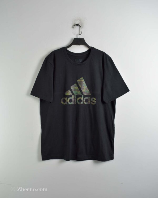 تیشرت نخی مردانه مشکی Adidas