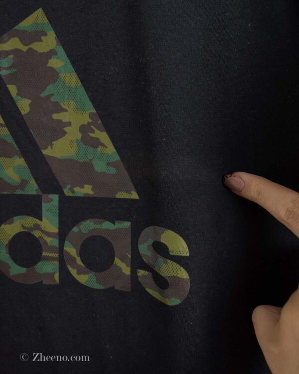 تیشرت نخی مردانه مشکی Adidas