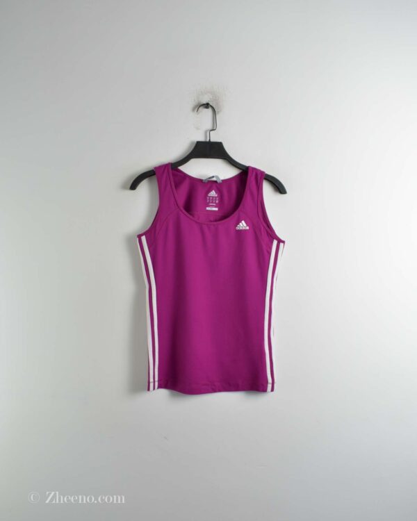 تاپ ورزشی زنانه بنفش Adidas