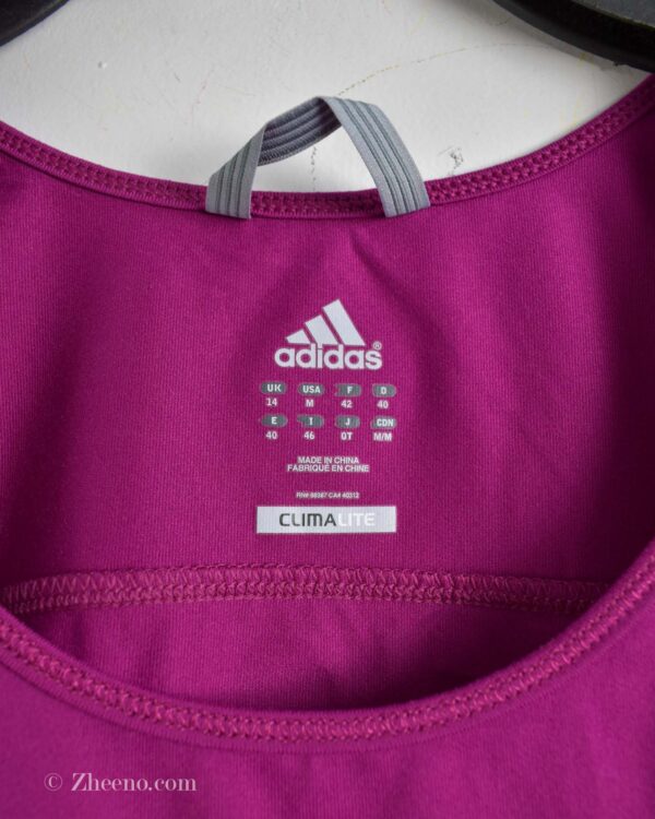 تاپ ورزشی زنانه بنفش Adidas