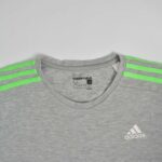 تیشرت ورزشی مردانه طوسی Adidas