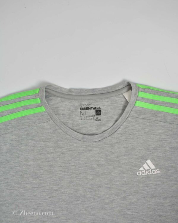 تیشرت ورزشی مردانه طوسی Adidas